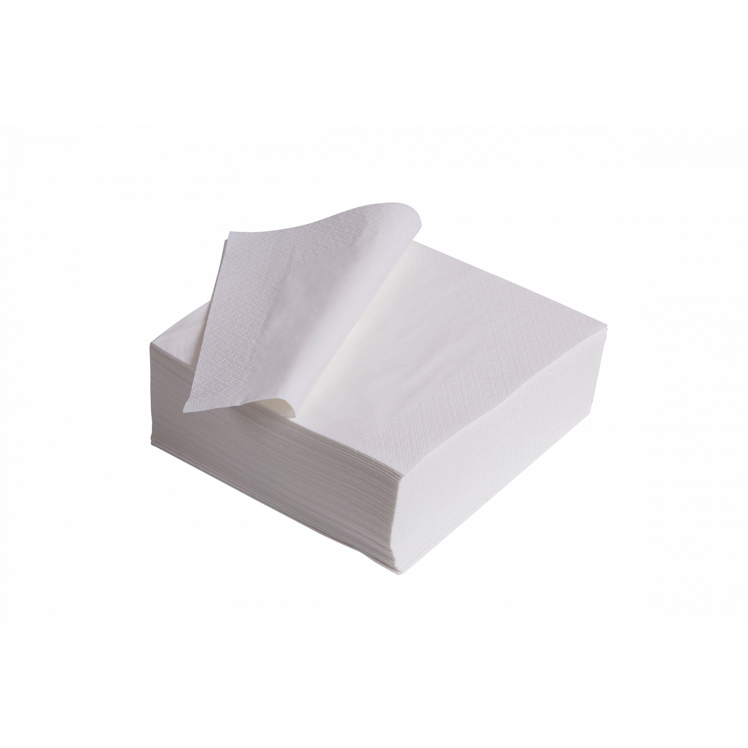 serviettes papier blanches